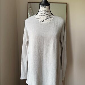 Eileen Fisher Organic Cotton & Silk Blend Sweater